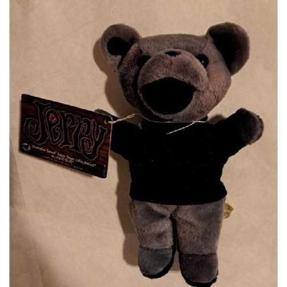 Jerry Bear NWT Grateful Dead Beanie Bean Plush Doll Limited Edition Concert Tour - Picture 2 of 5